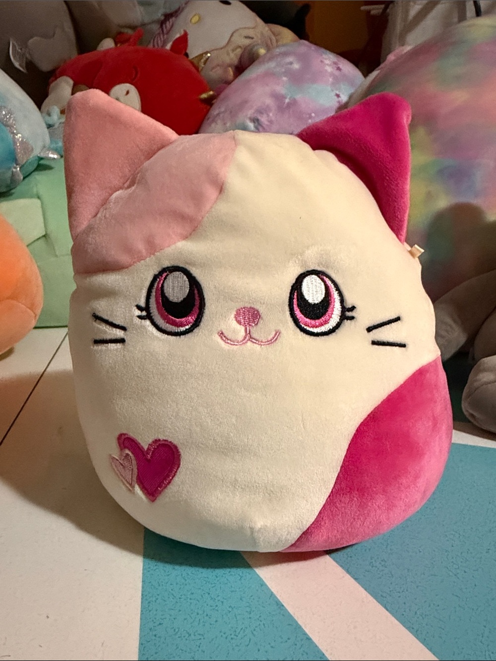 Roxy the Cat 8” Squishmallow - Valentines Edition - Anime Eyes